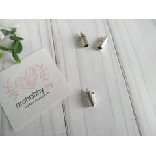 Декор металл "Бутылочка", цвет серебро