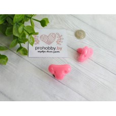 Носик для игрушек винтовой с заглушкой, 2,2*1,5 см, цвет розовый