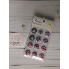 Набор брадсов для скрапбукинга "Свадьба"