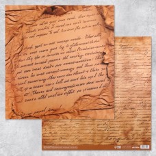 Бумага двусторонняя "Старинные рукописи"