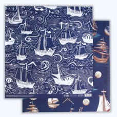 Бумага двусторонняя "Морское путешествие"