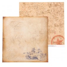 Бумага двусторонняя "Письма с фронта"