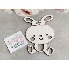 Заготовка для тиснения "Зайка девочка"