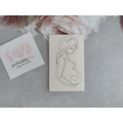 Чипборд "Беременная"