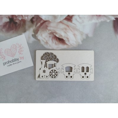 Чипборд "Паровозик" №3