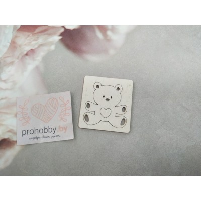 Чипборд "Мишка №3"