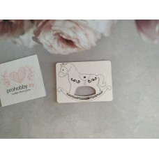 Чипборд "Лошадка качалка"