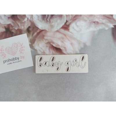 Чипборд "Baby girl"