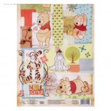 Декупажная карта "Вместе веселей" Медвежонок Винни