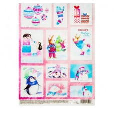 Декупажная карта "Чудесного Нового года!"