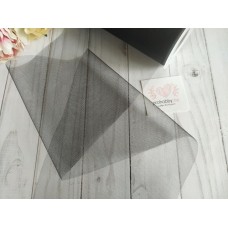 Фатин, ширина 15 см, цвет черный