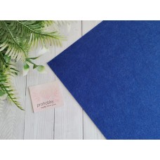 Фетр жёсткий, 20*30 см, 1 мм, цвет синий №034