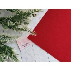 Фетр жесткий, 20*30 см, 1 мм, цвет кармин(красный) №061