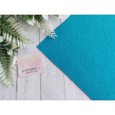 Фетр жёсткий, 20*30 см, 1 мм, цвет голубой