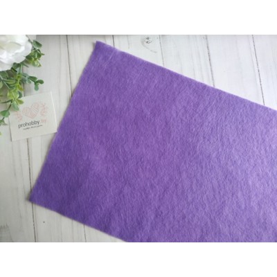 Фетр мягкий, 20*30 см, 1 мм, цвет фиолетовый №017