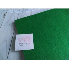Фетр жесткий, 20*30, 1 мм, цвет ярко-зеленый