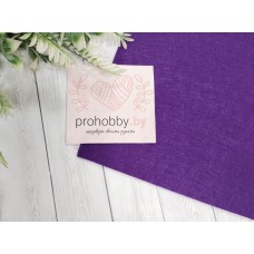 Фетр жёсткий, 20*30 см, 2 мм, цвет тёмный фиолет