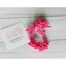 Тычинки "Капельки", цвет ярко-розовый, 130 шт