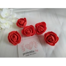 Розочка 3,5 см, цвет красный