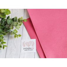 Фоамиран 60*70 см, 1 мм, цвет тёмно-розовый