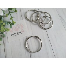 Кольцо для творчества 40 мм, цвет серебро