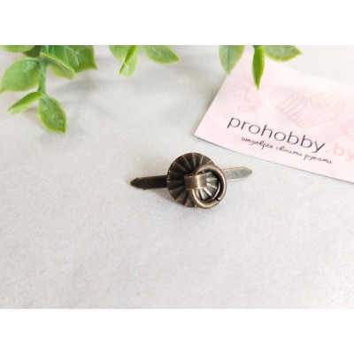 Ручка для шкатулки металл "Молоточек", цвет бронза