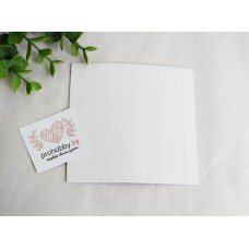 Подушечки клеевые, двусторонние, квадратные