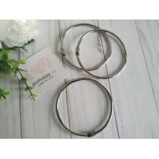 Кольцо для творчества 70 мм, цвет серебро