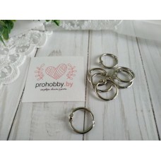 Кольцо для творчества 20 мм, цвет серебро