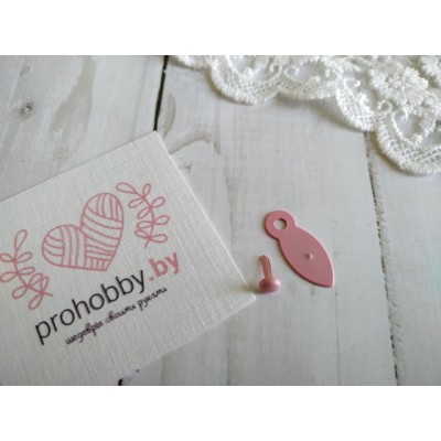 Набор анкер + брадс, цвет розовый