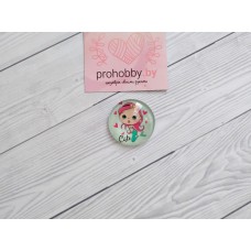 Кабошон стекло "Русалка"