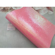 Кожзам "Соты", 21*30 см, цвет нежно-розовый