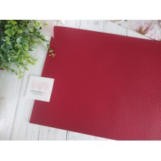 Кожзам зернистый матовый, 22*30 см, цвет бордовый