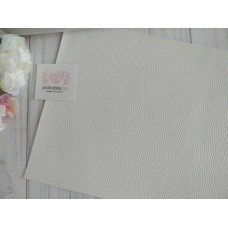 Кожзам зернистый матовый, 22*30 см, цвет белый