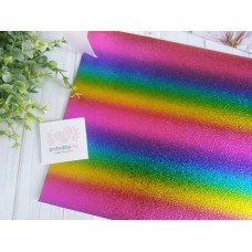 Кожзам текстурный "Радуга", 22*30 см, №1