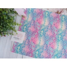 Кожзам с глиттером "Чешуя", 22*30 см, №4