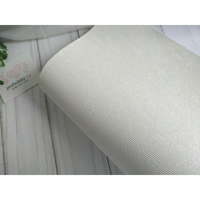 Кожзам текстурный, 22*30 см, цвет кремовый