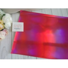 Кожзам "Зеркальный", 22*30 см, цвет ярко-розовый