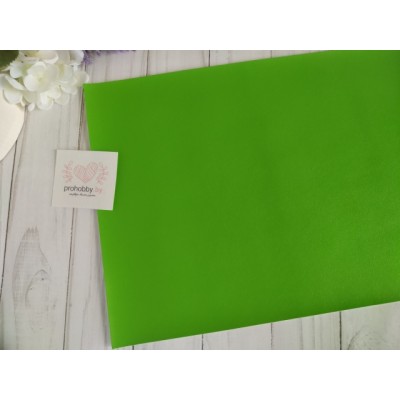 Кожзам, 22*30 см, цвет салатовый