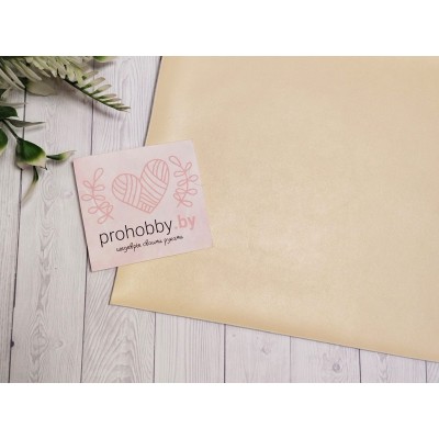 Кожзам А4, цвет ванильный