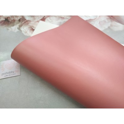 Кожзам, 22*30 см, цвет персиковый темный
