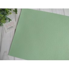 Кожзам зернистый матовый, 22*30 см, цвет мятный