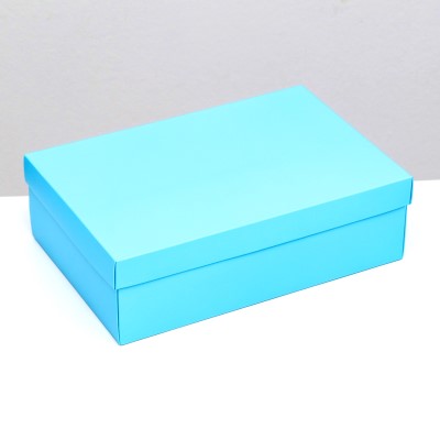 Коробка подарочная, 30*20*9 см, цвет тиффани