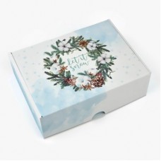 Коробка подарочная новогодняя "Снежной зимы", 31*22*9,5 см