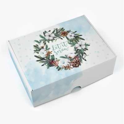Коробка подарочная новогодняя "Снежной зимы", 31*22*9,5 см