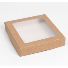 Коробка самосборная с прозрачным окошком, 20*20*4 см