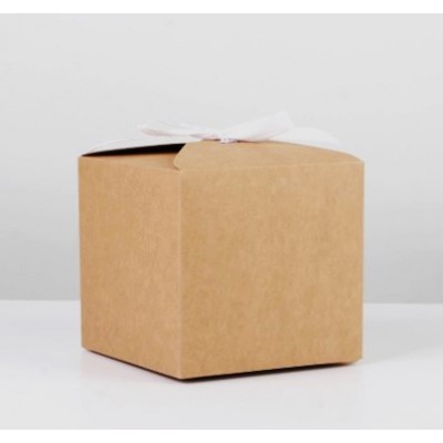 Коробка самосборная, 12*12*12 см, цвет крафтовый