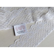 Кружево капроновое, цвет белый, 65 мм