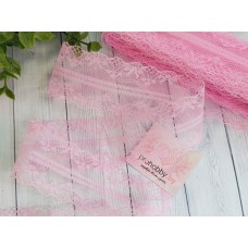 Кружево капроновое, цвет светло-розовый №26, 40 мм