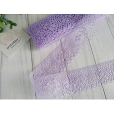 Кружево капроновое, цвет сиреневый №7, 37 мм